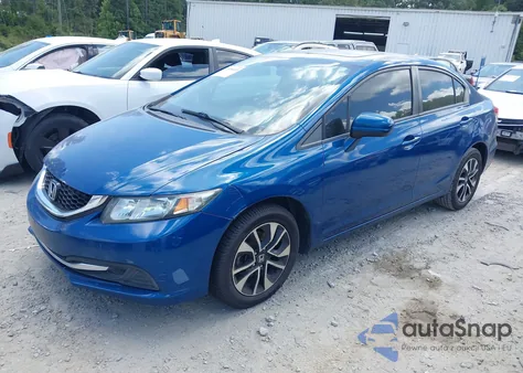 2014 Honda Civic Ex из США, поврежденный, VIN 2HGFB2F82EH551273